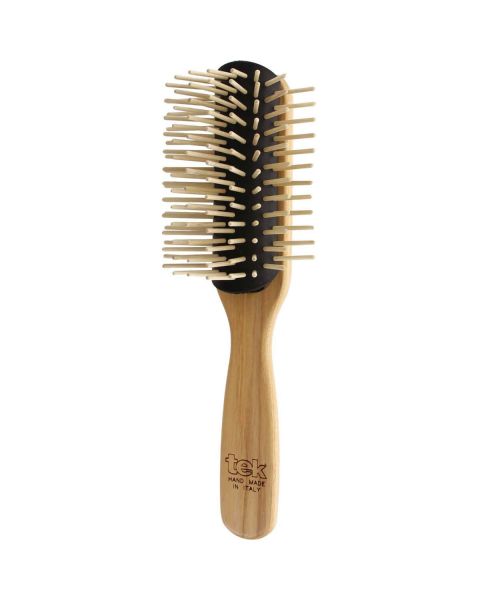 Big Removable Half-Rounded Ash Wood Brush with Long Pins